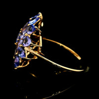 3.03 Ct Round Tanzanite 14K Gold Ring