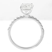3.20 Carats Lab Grown Diamond 14K Gold Ring