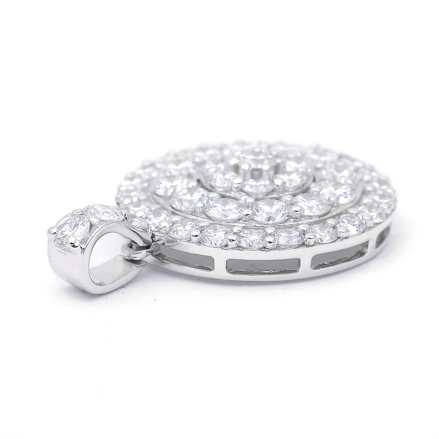 2.14 Carats Lab Grown Diamond 14K Gold Pendant