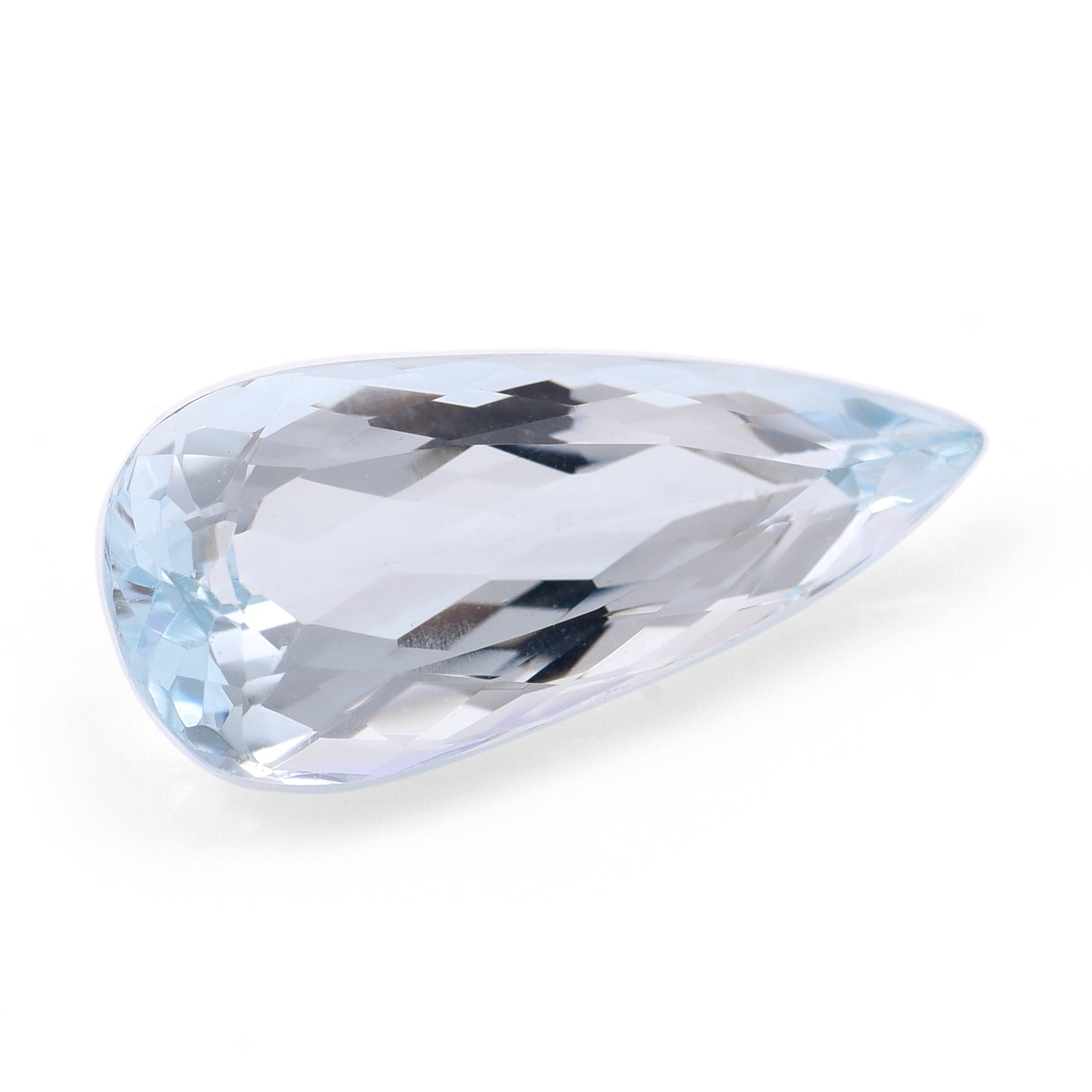 5.4 Natural Beryl Aquamarine Pear Mixed Cut Gemstone