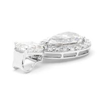 3.49 Carats Lab Grown Diamond 14K Gold Pendant