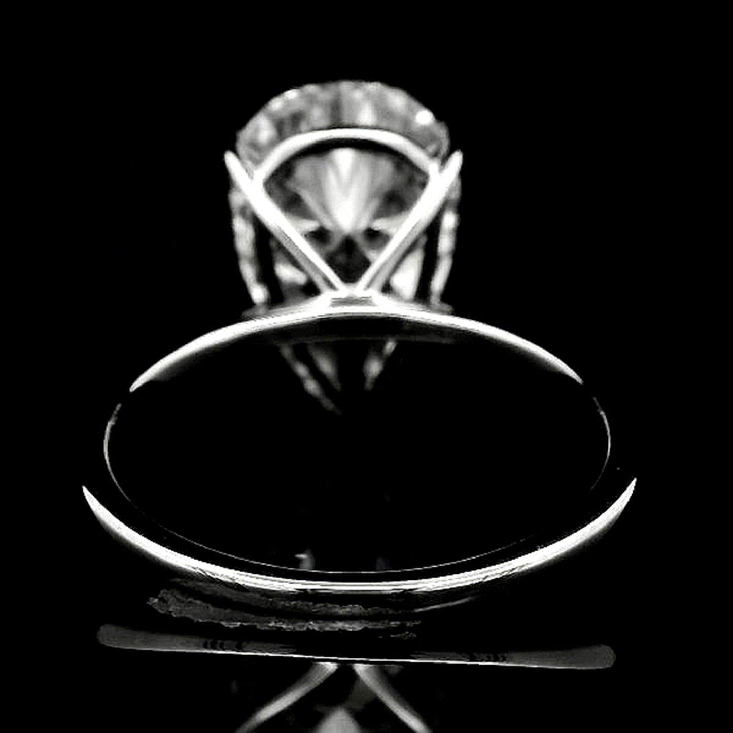4.16 Carats Lab Grown Diamond 14K Gold Ring