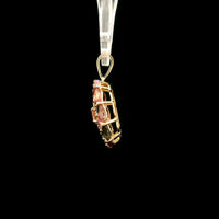 1.67 Ct Round Tourmaline 14K Gold Pendant