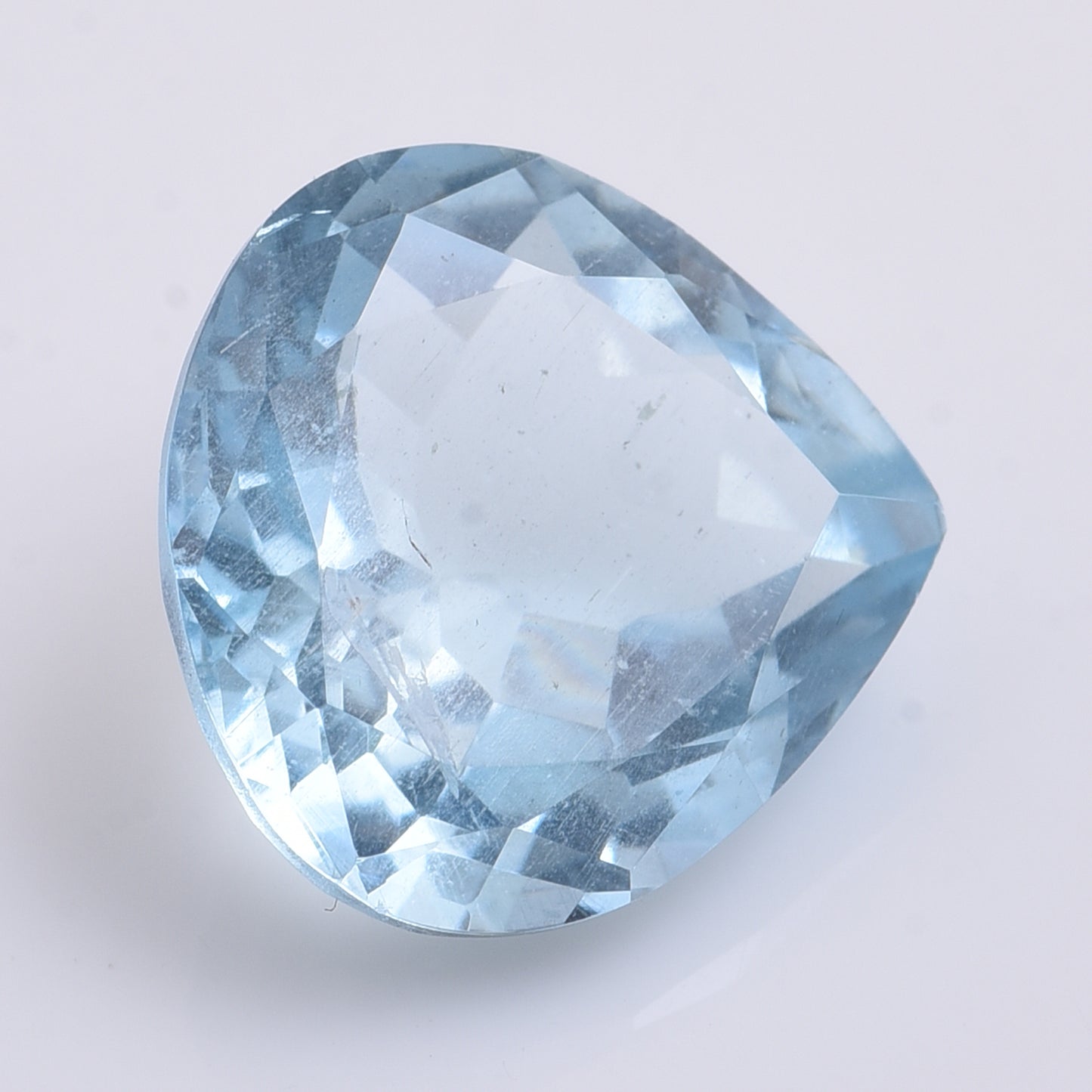4.67 Natural Beryl Aquamarine Pear Mixed Cut Gemstone