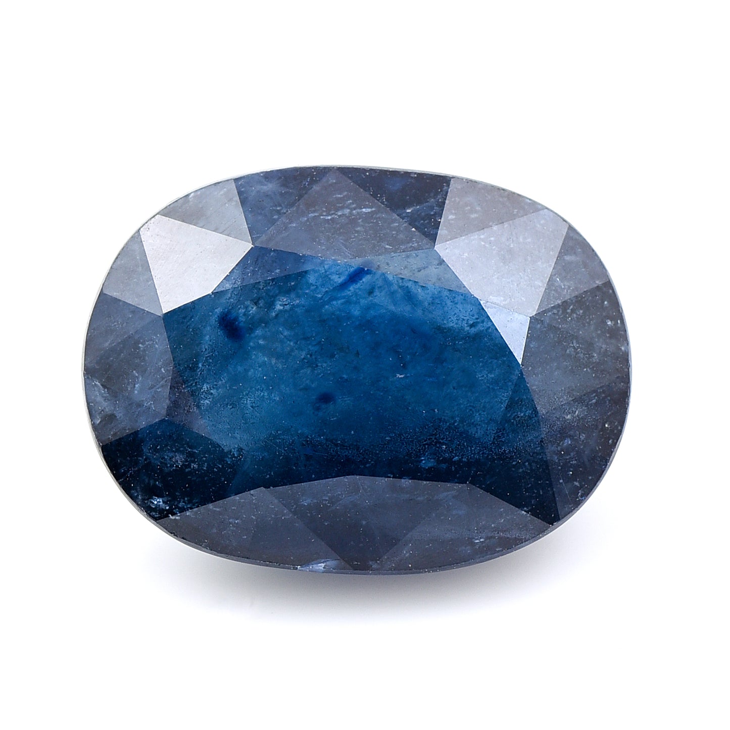 14.81 Natural Corundum Sapphire Oval Mixed Cut Gemstone