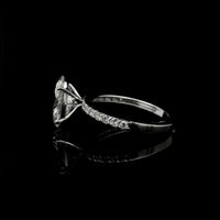 3.05 Carats Lab Grown Diamond 14K Gold Ring