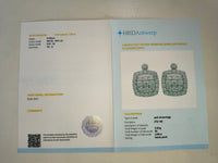 2.09 Carats Lab Grown Diamond 14K Gold Earrings