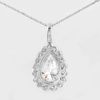 2.49 Carats Lab Grown Diamond 14K Gold Pendant