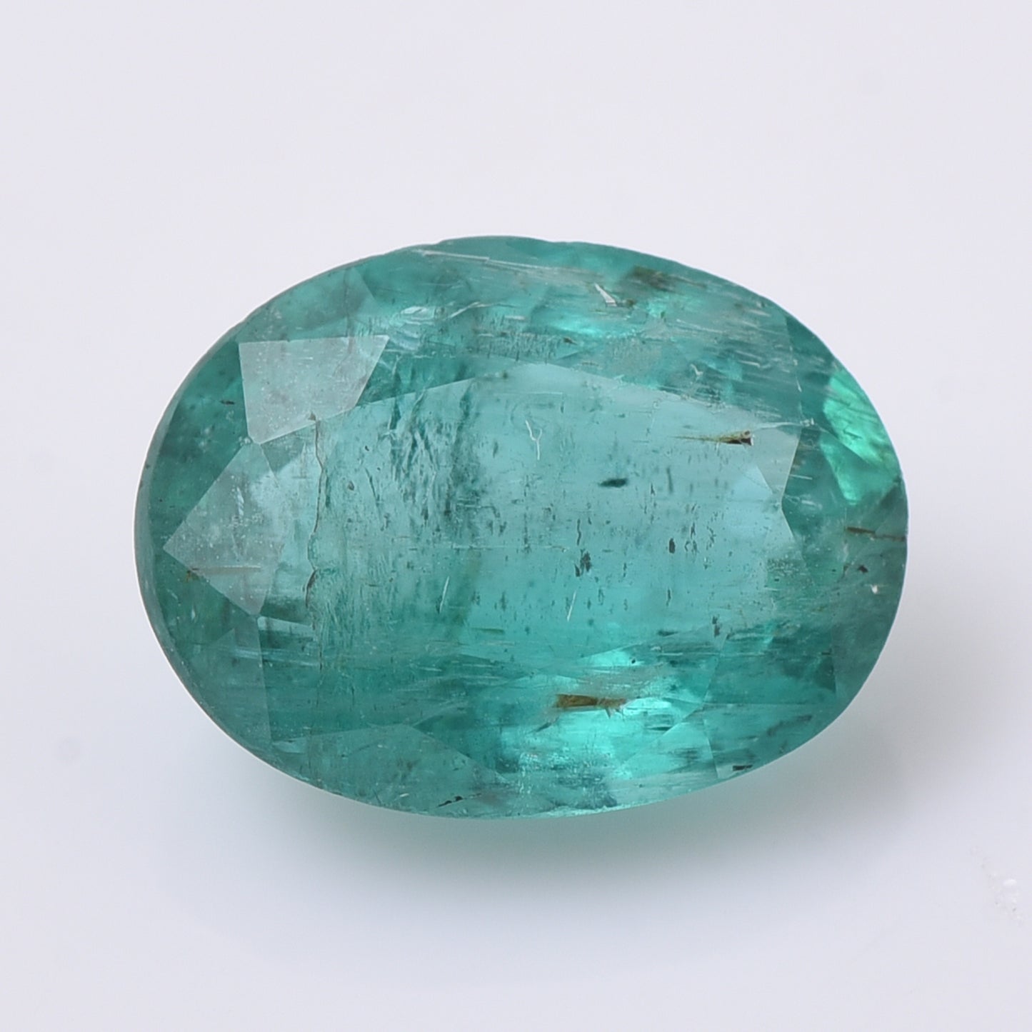 2.29 Natural Beryl Emerald Oval Mixed Cut Gemstone