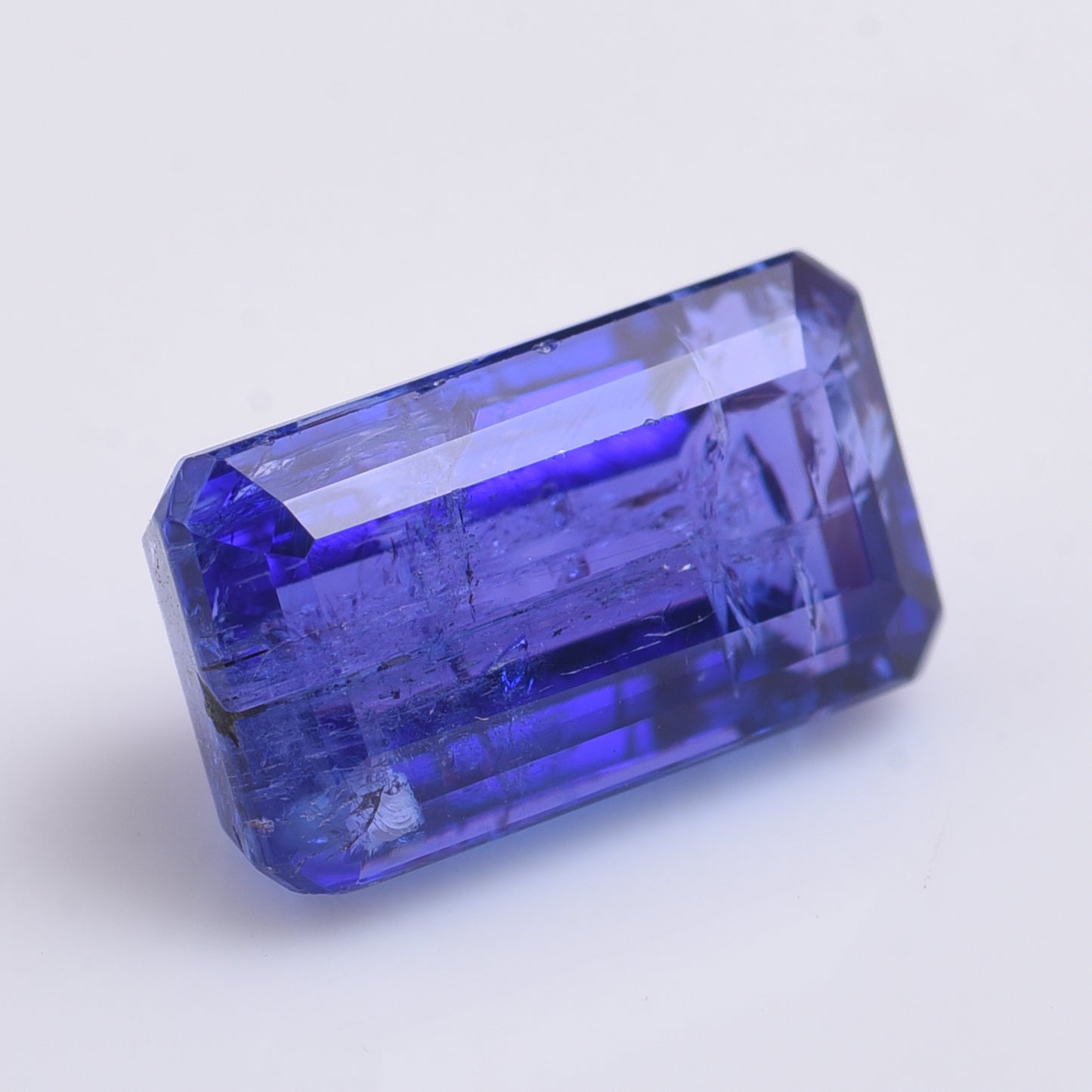 6.36 Natural Zoisite Tanzanite Emerald Cut Gemstone
