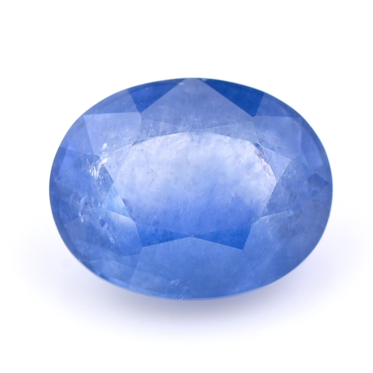 3.77 Natural Corundum Sapphire Oval Mixed Cut Gemstone