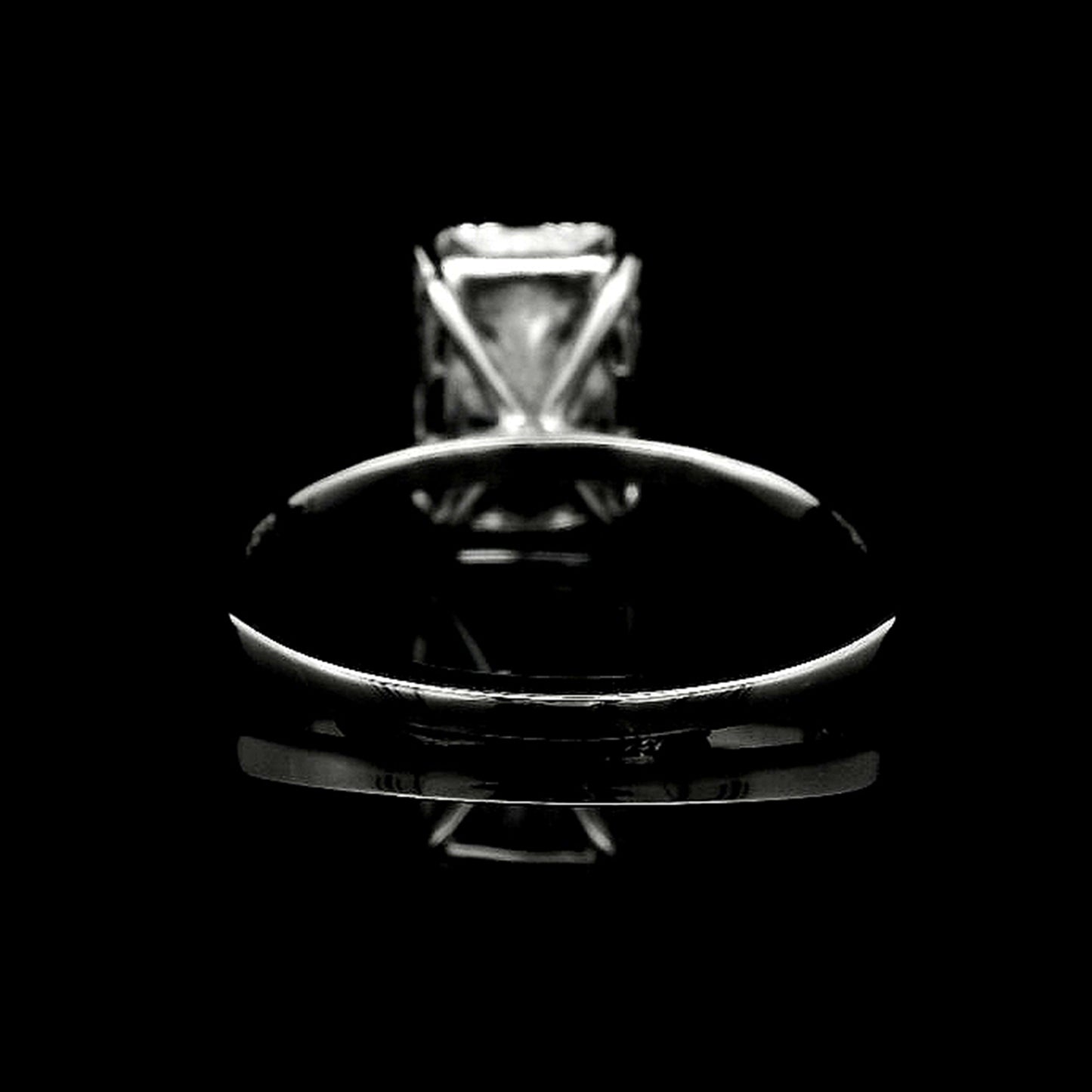 3.06 Carats Lab Grown Diamond 950 Platinum Ring