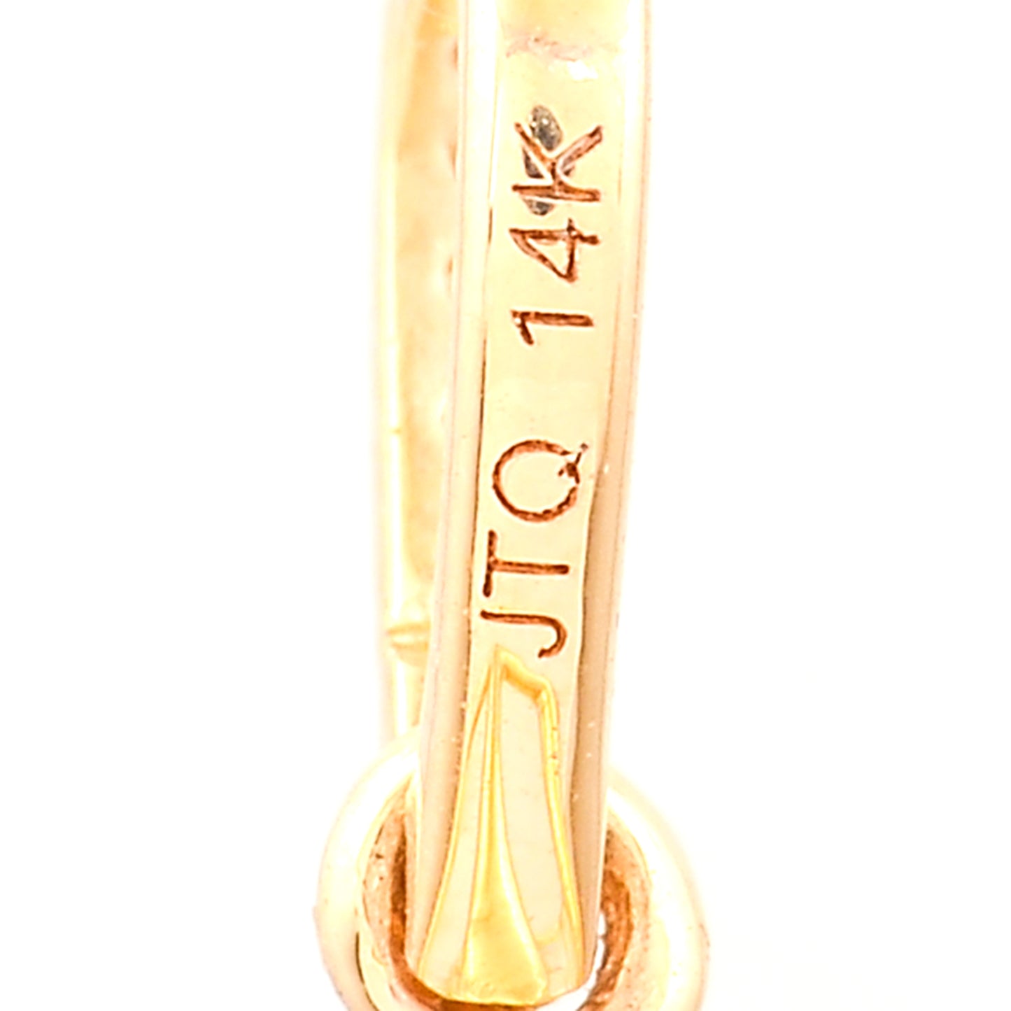 13.73 Ct Trillion Natural Eridot 14K Gold Pendant