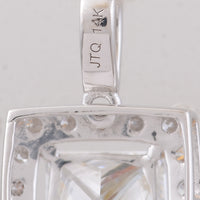2.56 Carats Lab Grown Diamond 14K Gold Pendant