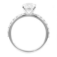 2.42 Carats Lab Grown Diamond 14K Gold Ring