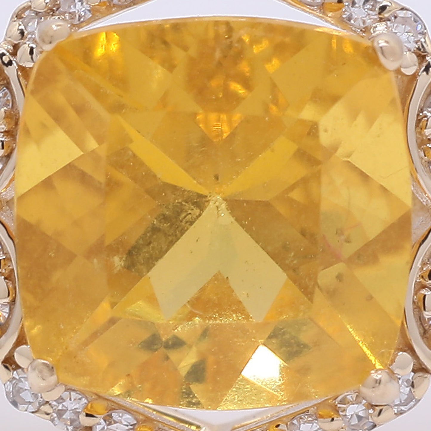1.50 Ct Cushion Mixed Cut Natural Fire Opal 14K Gold Ring