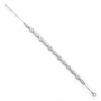 2.43 Carats Lab Grown Diamond 14K Gold Bracelet