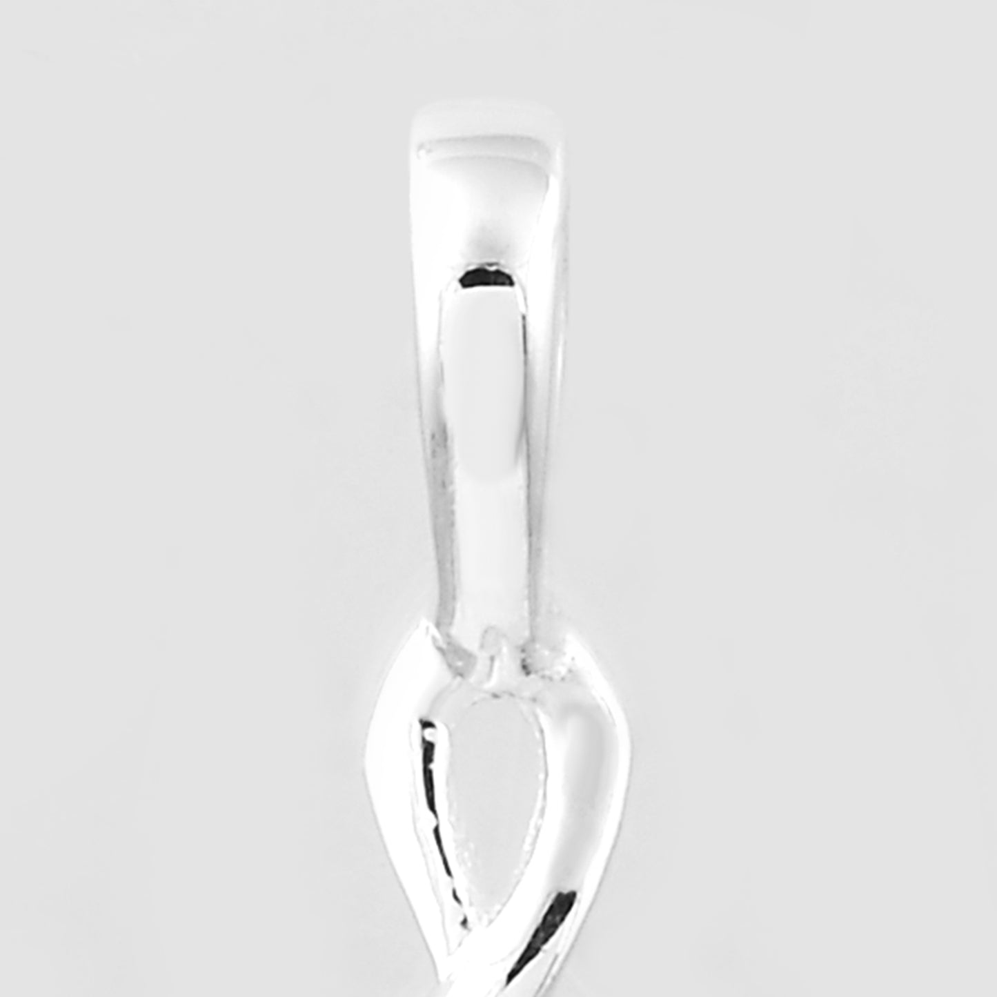 0.14 Ct Round Amethyst, 925 Sterling Silver Pendant