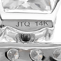 4.45 Carats Lab Grown Diamond 14K Gold Pendant