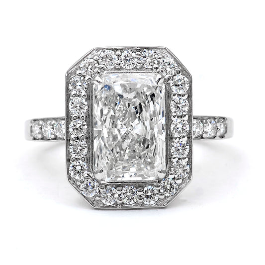 2.97 Carats Lab Grown Diamond 14K Gold Ring