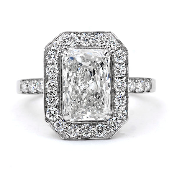 2.97 Carats Lab Grown Diamond 14K Gold Ring
