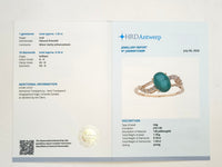 1.50 Ct Oval Natural Emerald 14K Gold Ring