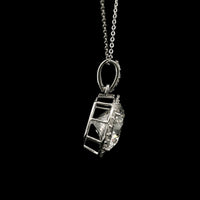 5.21 Carats Lab Grown Diamond 14K Gold Pendant