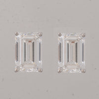 5.08 Carats Lab Grown Diamond 14K Gold Earrings