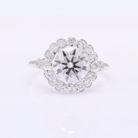 2.50 Carats Lab Grown Diamond 14K Gold Ring