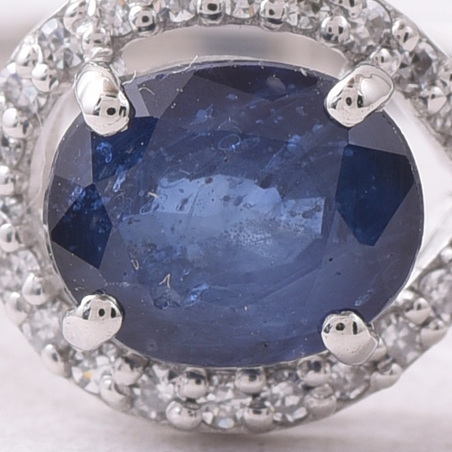 1.14 Ct Oval Mixed Cut Natural Sapphire 950 Platinum Ring
