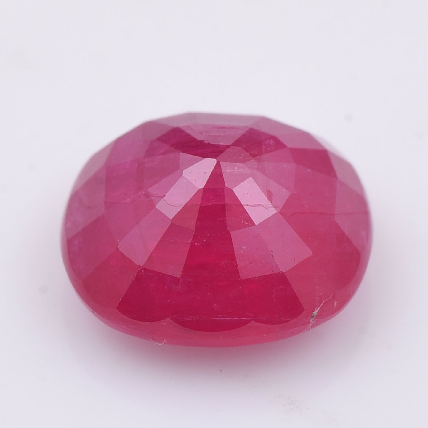 2.65 Natural Corundum Ruby Rectangular Cushion Mixed Cut Gemstone