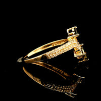 1.14 Ct Octagon Tourmaline 14K Gold Ring