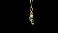 2.05 Ct Oval Tourmaline 14K Gold Pendant