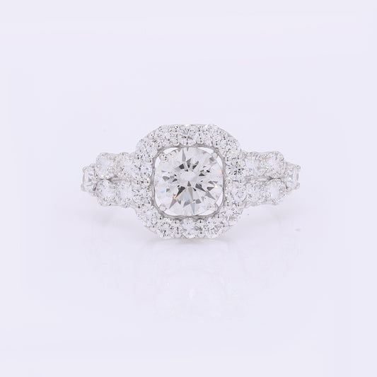 2.16 Carats Lab Grown Diamond 14K Gold Ring