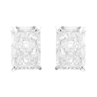 4.02 Carats Lab Grown Diamond 14K Gold Earrings