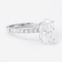 2.85 Carats Lab Grown Diamond 14K Gold Ring