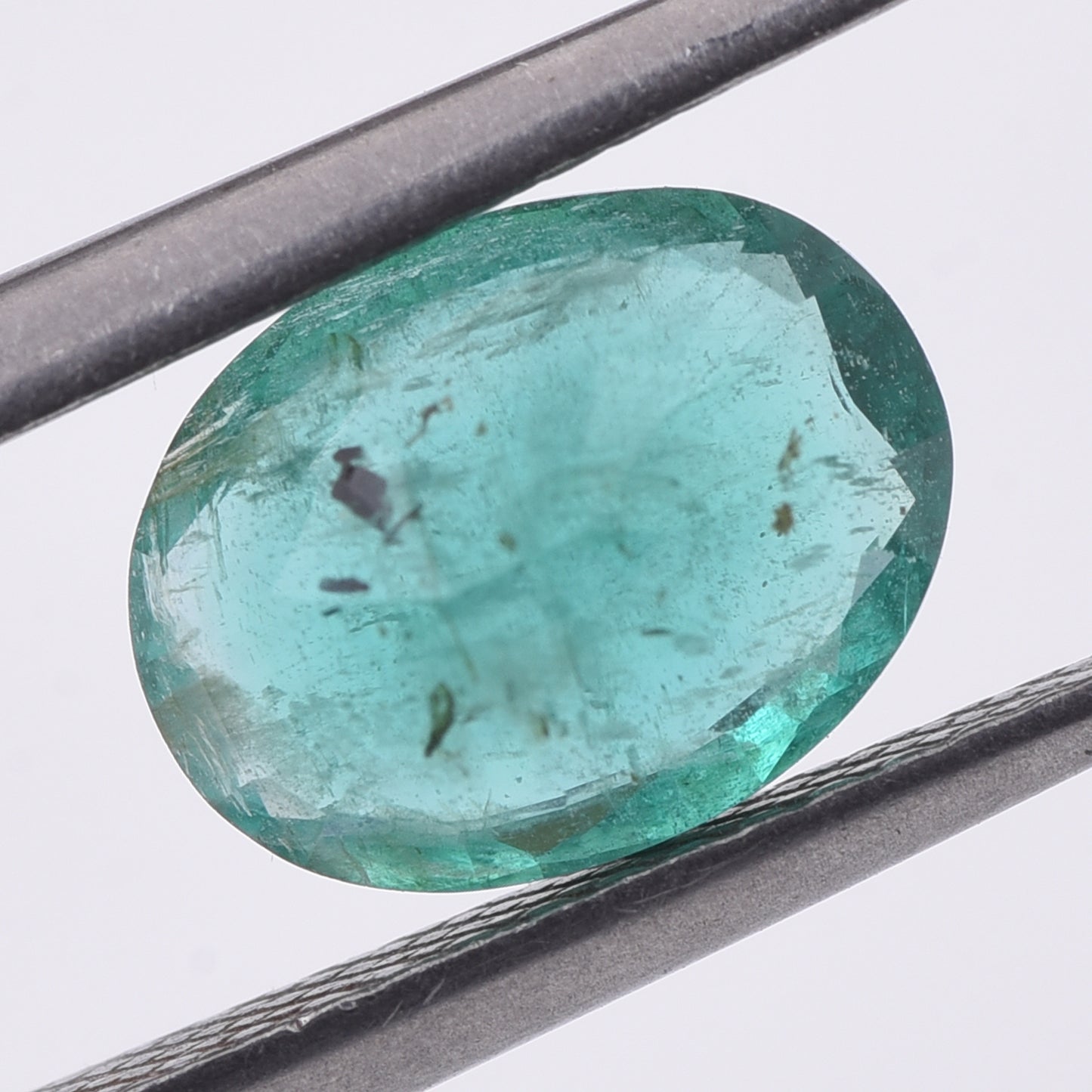 1.84 Natural Beryl Emerald Oval Mixed Cut Gemstone