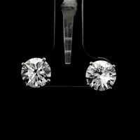 3.35 Carats Lab Grown Diamond 14K Gold Earrings