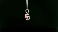 2.62 Carats Pink Lab Grown Diamond 14K Gold Pendant