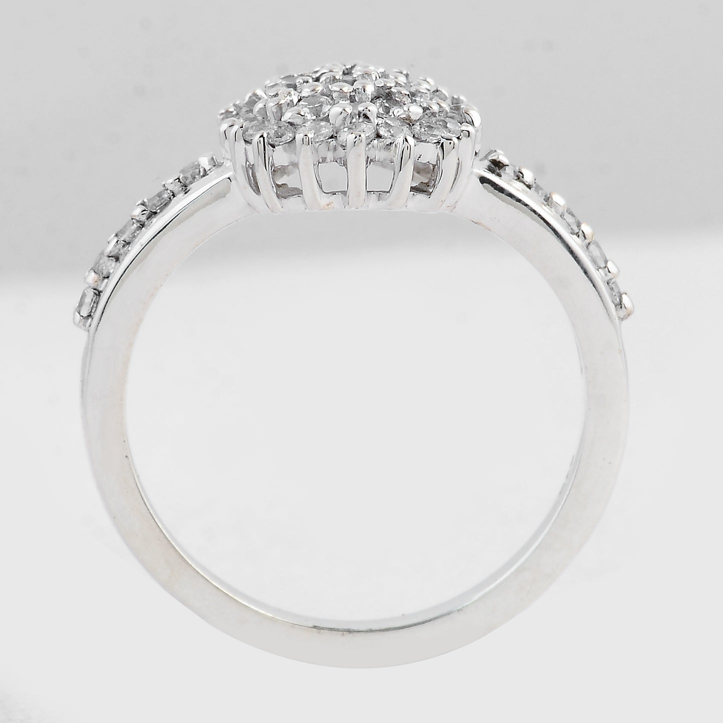 1.29 Ct Round Cubic Zirconia 925 Sterling Silver Ring