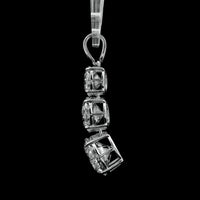 5.99 Ct Round Lab Grown Diamond 14K Gold Pendant