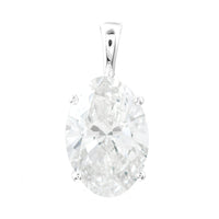 3.04 Carats Lab Grown Diamond 14K Gold Pendant
