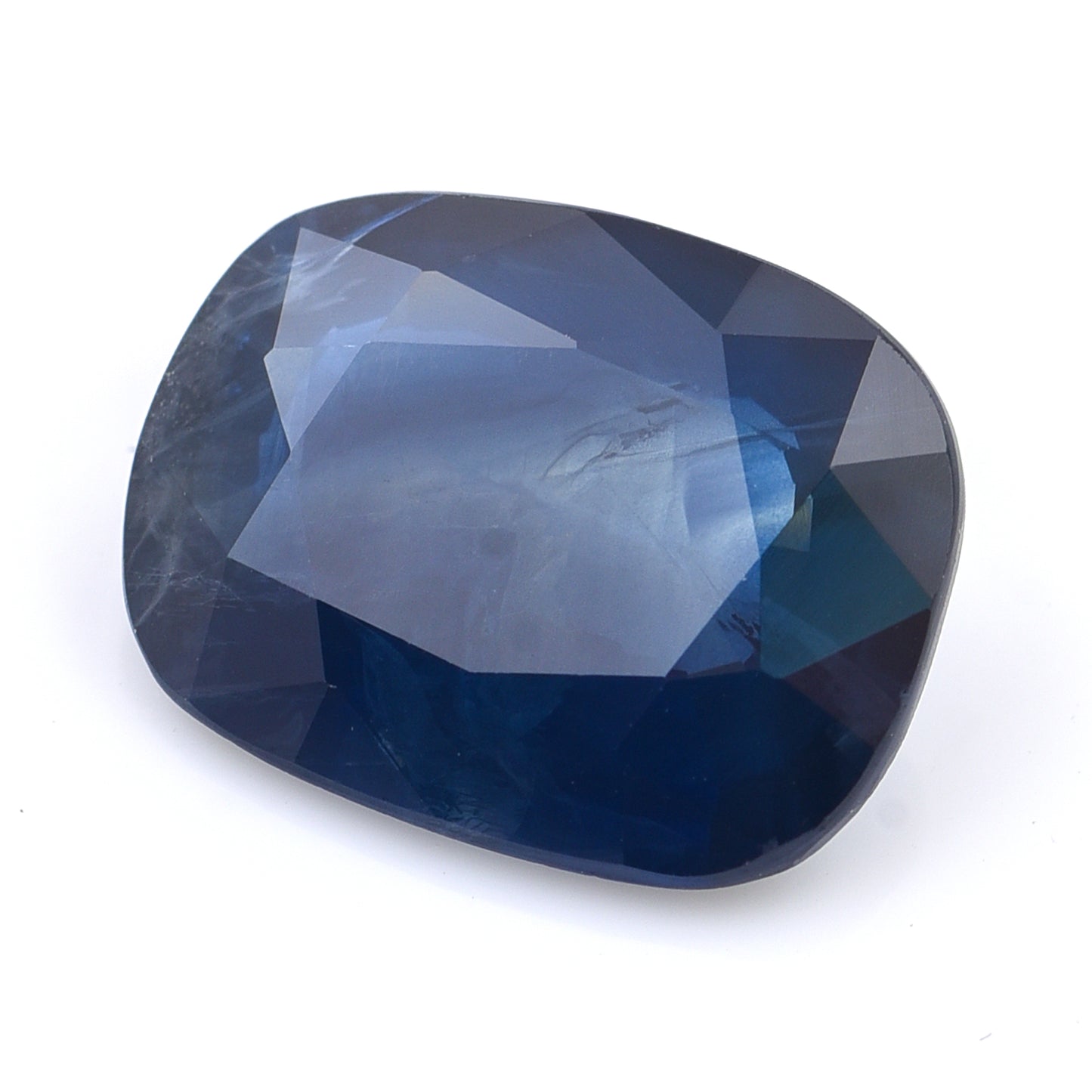 4.57 Natural Corundum Sapphire Rectangular Cushion Mixed Cut Gemstone