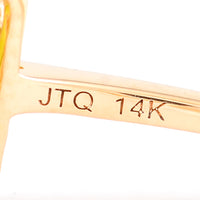2.14 Ct Octagon Tourmaline 14K Gold Ring
