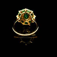 2.34 Ct Oval Emerald 14K Gold Ring