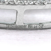 3.35 Ct Pear Mixed Cut Natural Aquamarine 950 Platinum Pendant