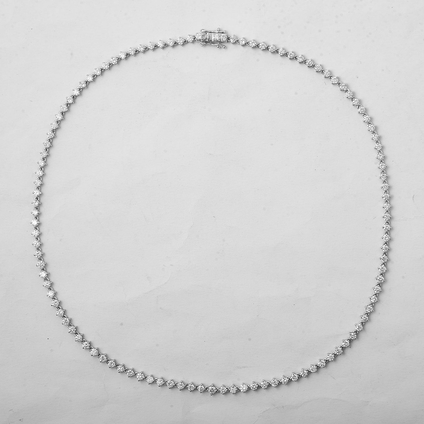 6.10 Ct Round Lab Grown Diamond 14K Gold Necklace
