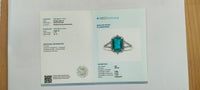 1.40 Ct Octagon Step Cut Natural Emerald 14K Gold Ring