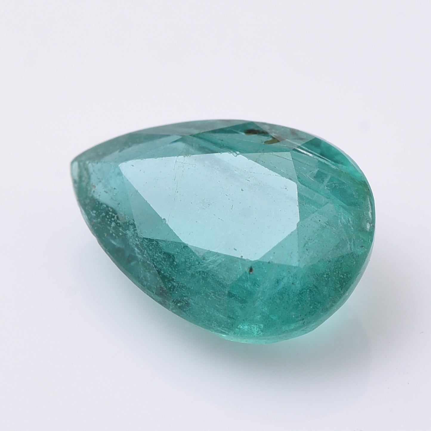 2.82 Natural Beryl Emerald Pear Mixed Cut Gemstone