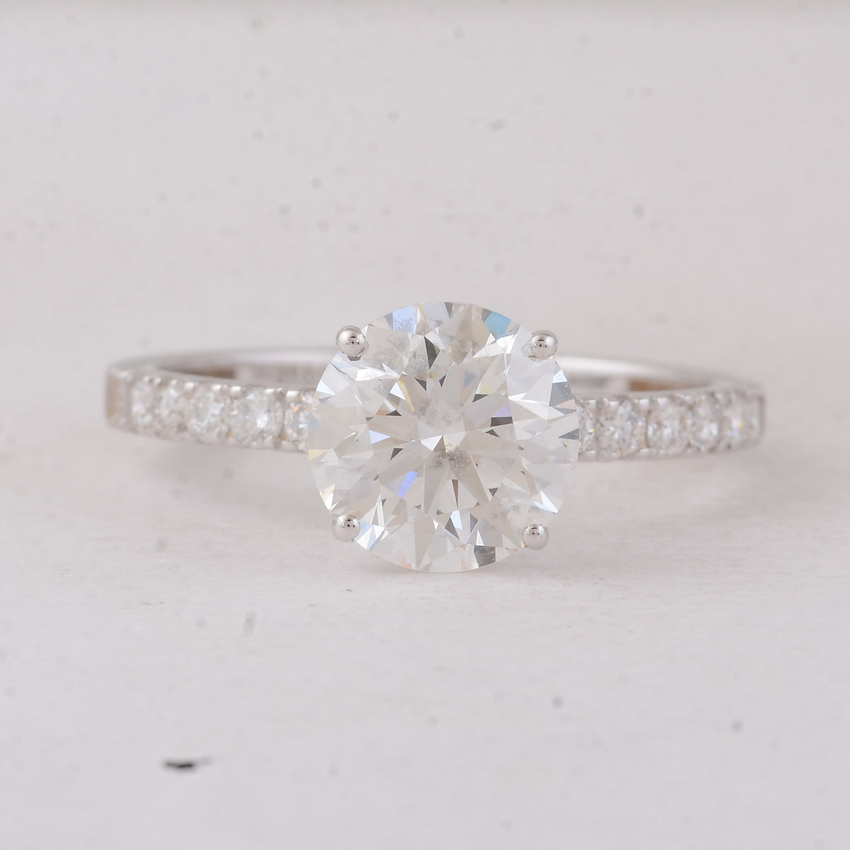 2.39 Carats Lab Grown Diamond 14K Gold Ring